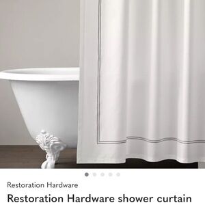 Restoration Hardware shower curtain